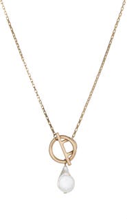 SAACHI Freshwater Pearl 2-Piece Drop Earrings & Pendant Necklace Set