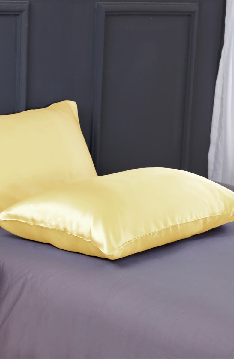 Lilysilk 100% Silk Terse Envelope Pillowcase, Alternate, color, Undyed Natural Golden