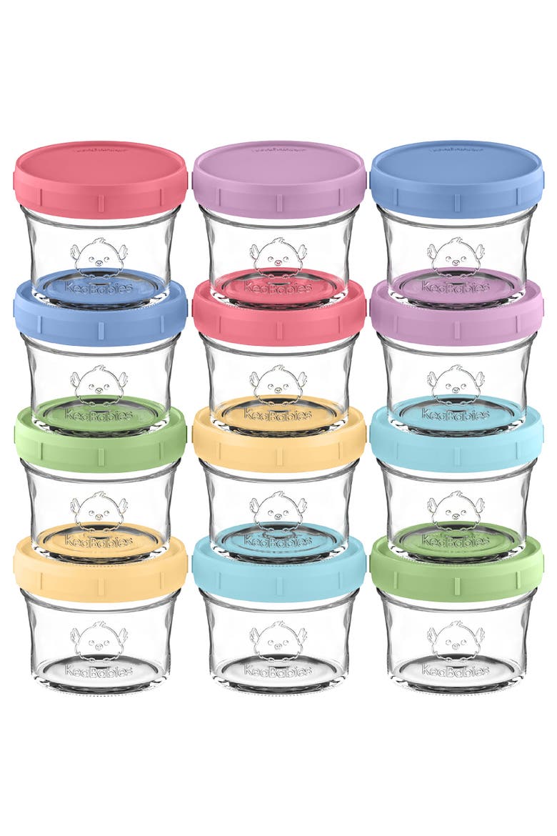 12-Pack Prep Jars Baby Food Storage Glass Containers, Main, color, Nord