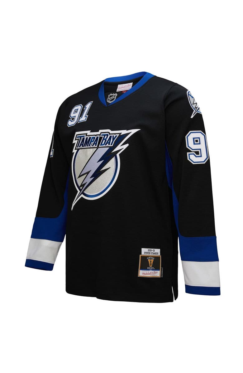 Mitchell & Ness Men's Mitchell & Ness Steven Stamkos Black Tampa Bay Lightning 2008-09 Power Play Jersey, Alternate, color, Black