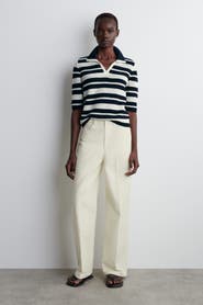 COS Cotton-Canvas Straight-Leg Pants