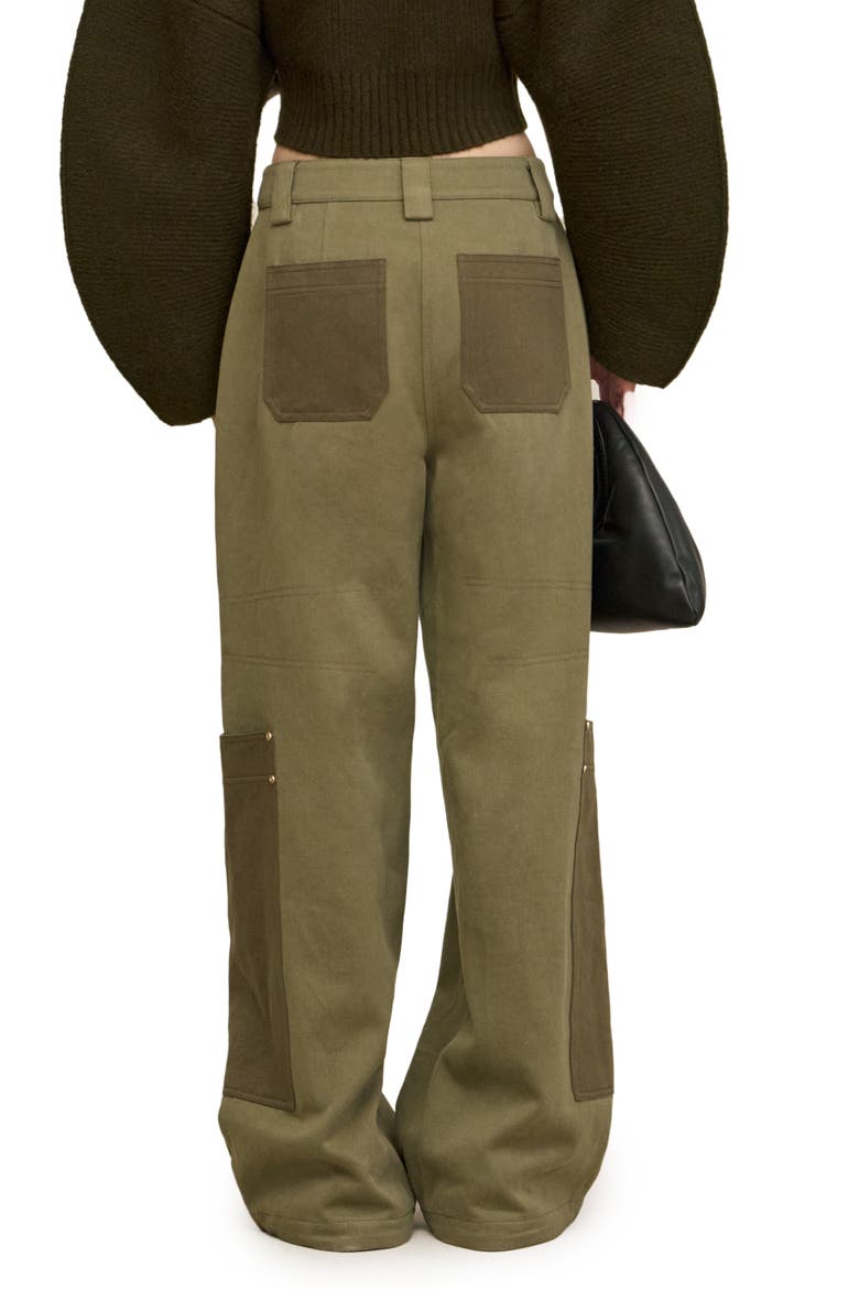 Wynn Colorblock Cargo Wide Leg Pants, Alternate, color, ROSEMARY MULTI