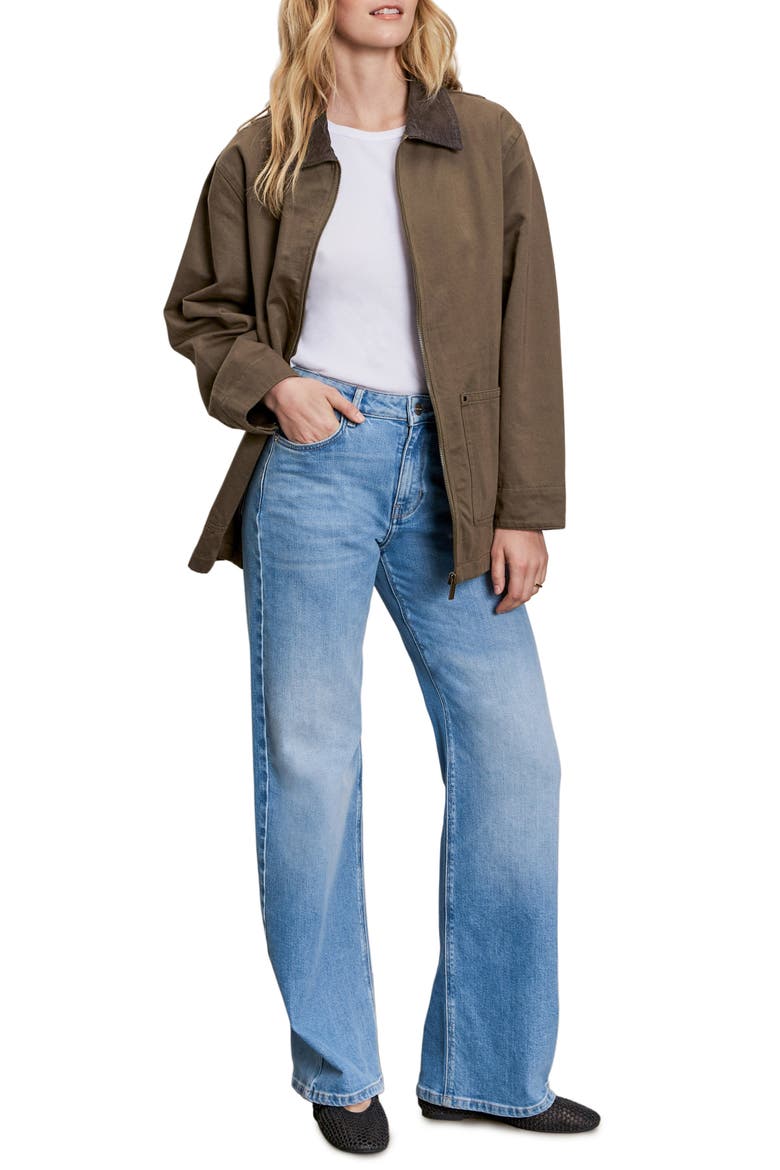 Barn Jacket, Alternate, color, BURNT OLIVE