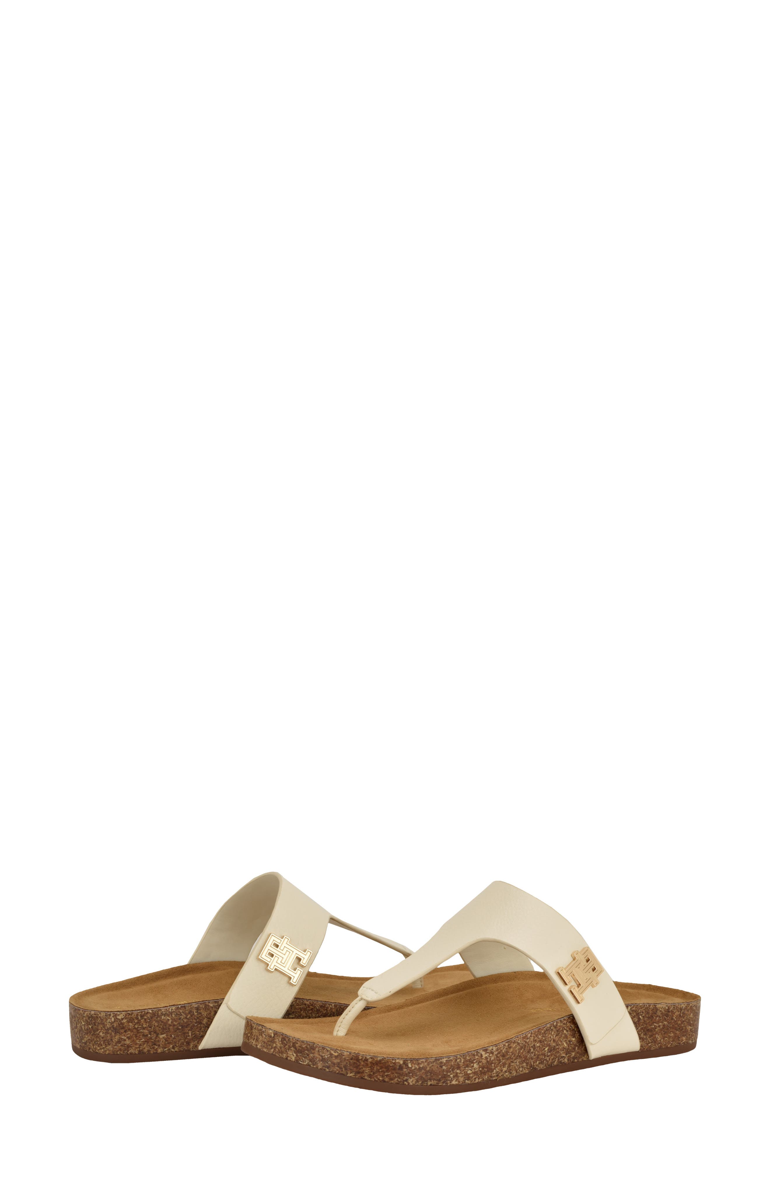 Tommy Hilfiger Tobeach Platform Flip Flop, Alternate, color, Ivory