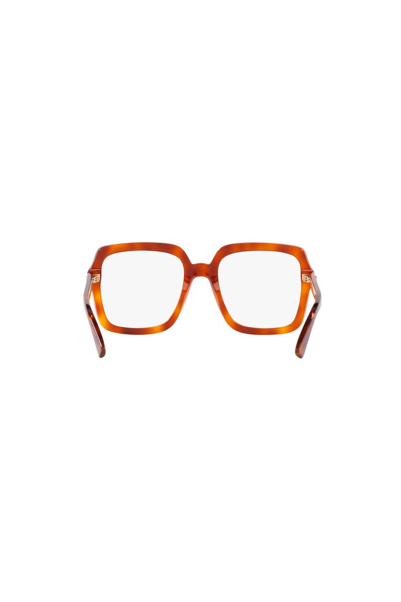 55mm Rectangle optical glasses, Alternate, color, Tortoise