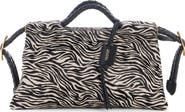 Isabel Marant Pipa Zebra Print Leather Handbag