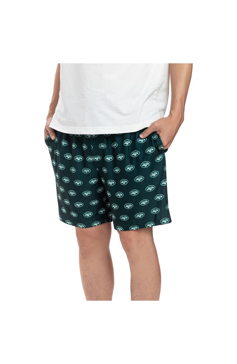 CONCEPTS SPORT Men's Concepts Sport Green New York Jets Gauge Jam Two-Pack Shorts Set, Alternate, color, 