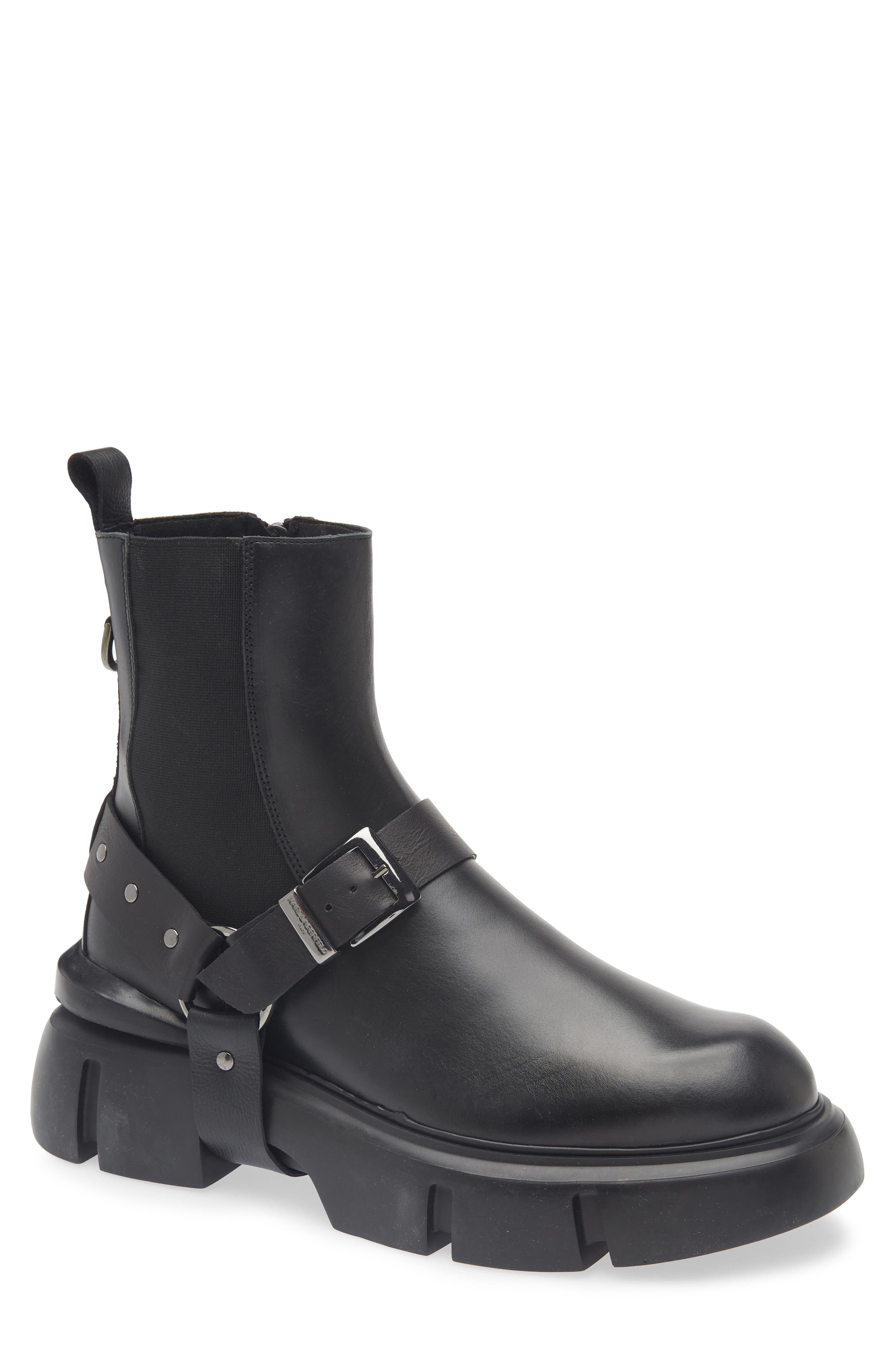 KARL LAGERFELD PARIS Met Gala Chelsea Boot, Main, color, 