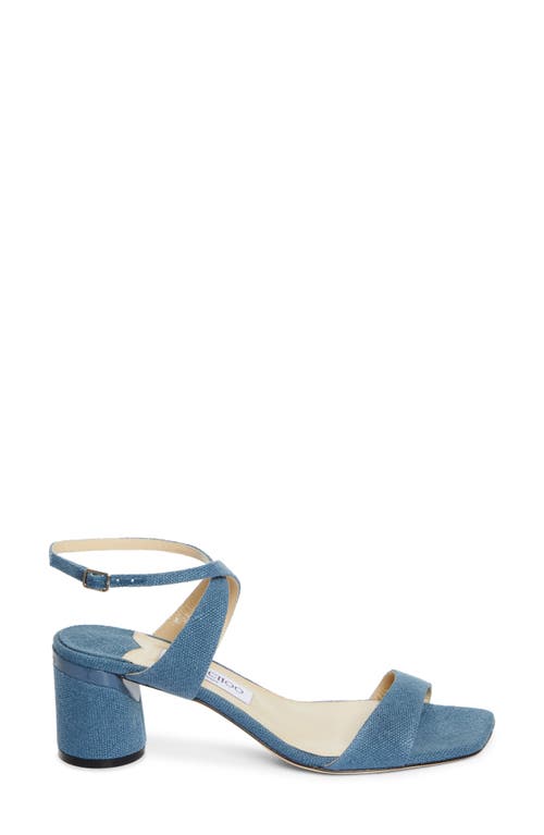 Shop Jimmy Choo Jago Ankle Strap Sandal In Denim