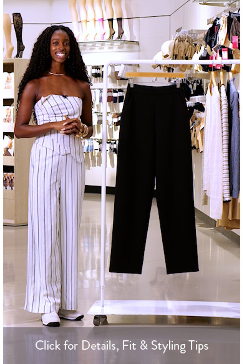 Stretch Cady Straight Leg Pants video