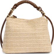 BCBG Woven Double Compartment Satchel