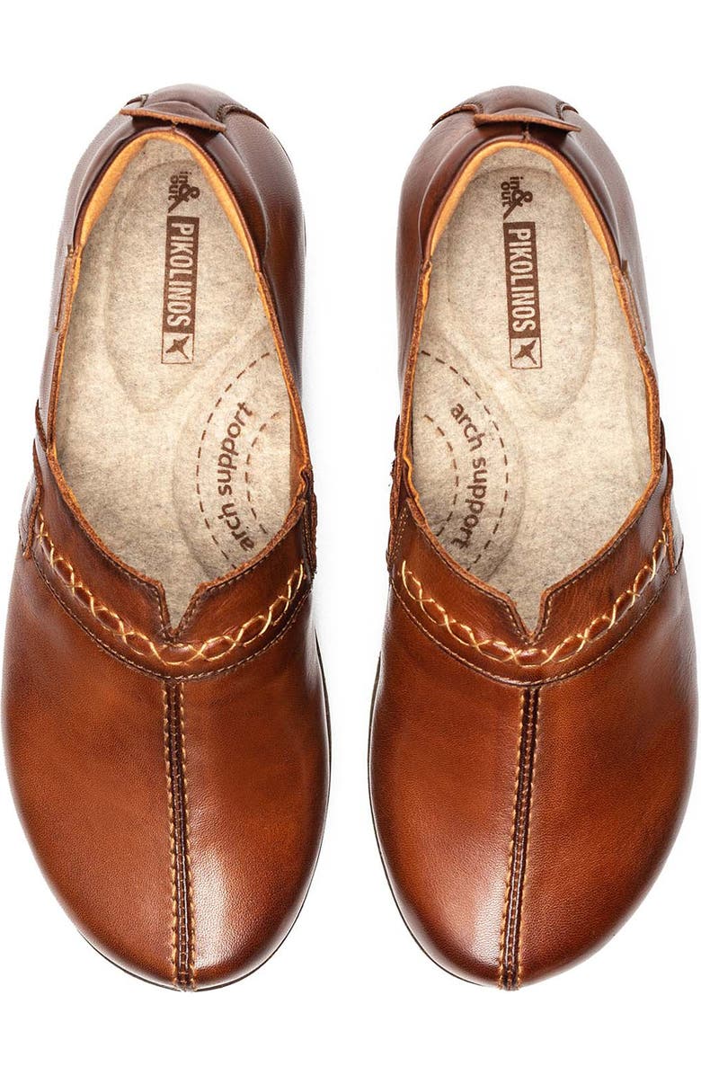 PIKOLINOS Granada Leather Clog, Alternate, color, Cuero