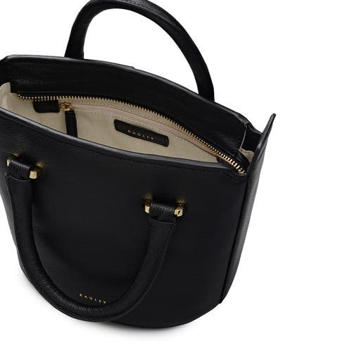 Radley Golbourne Road Small Ziptop Satchel Bag In Black