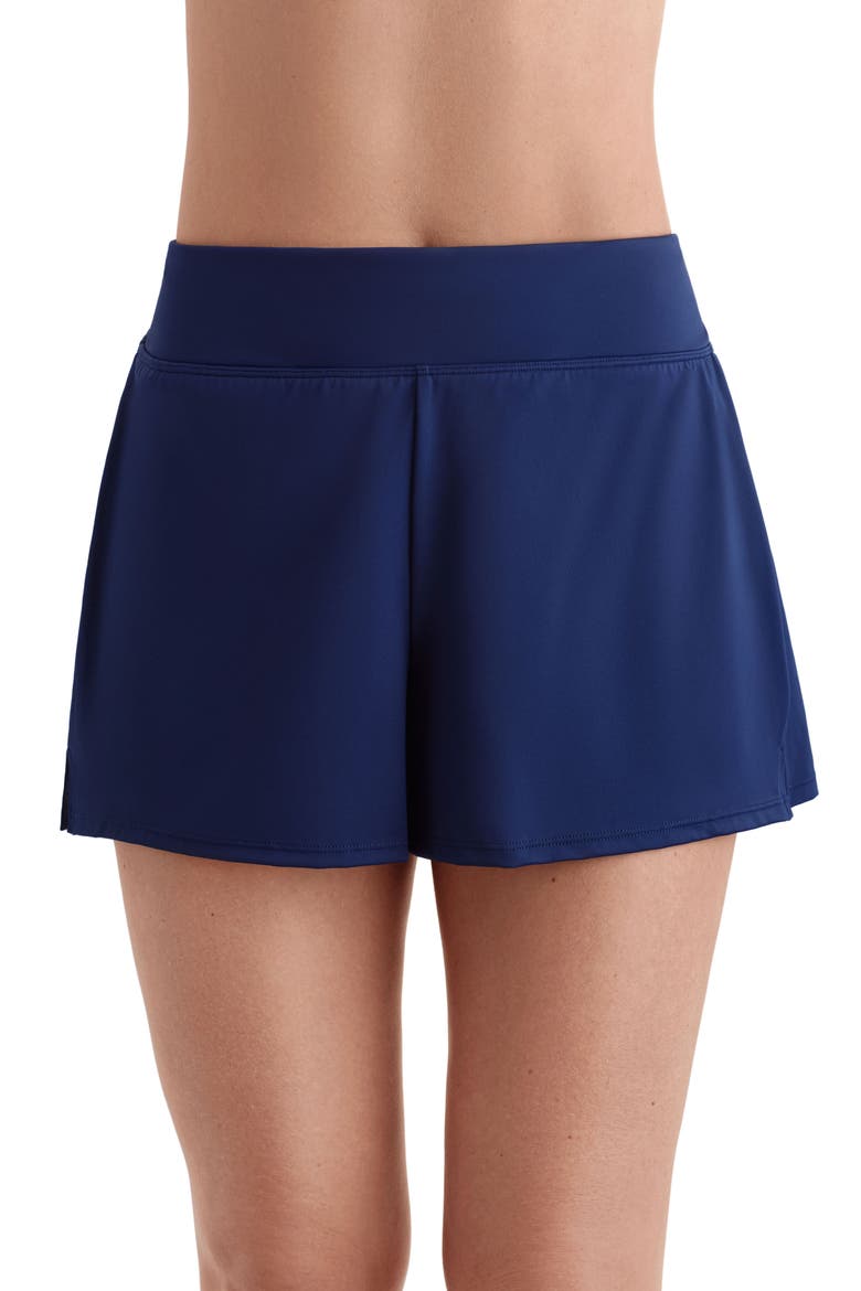 Solid Swim Short, Main, color, Navy Blue