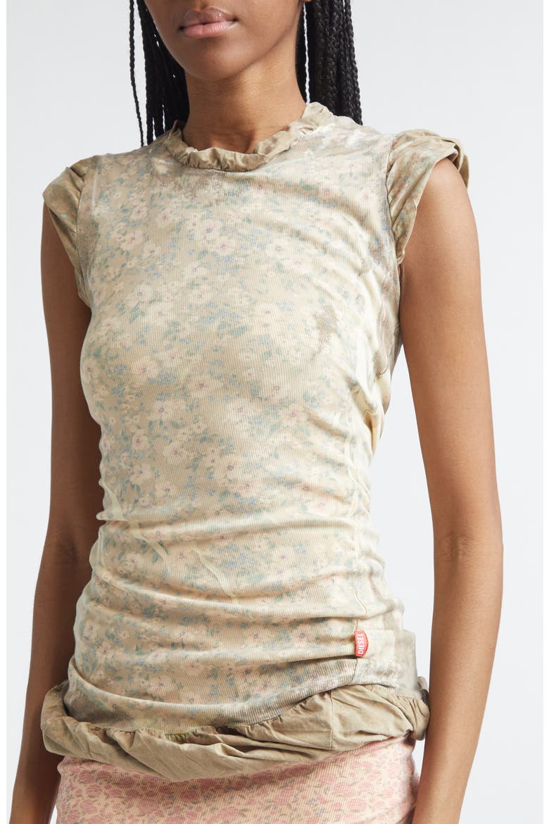 T-Ory Rib Top, Alternate, color, LATTE