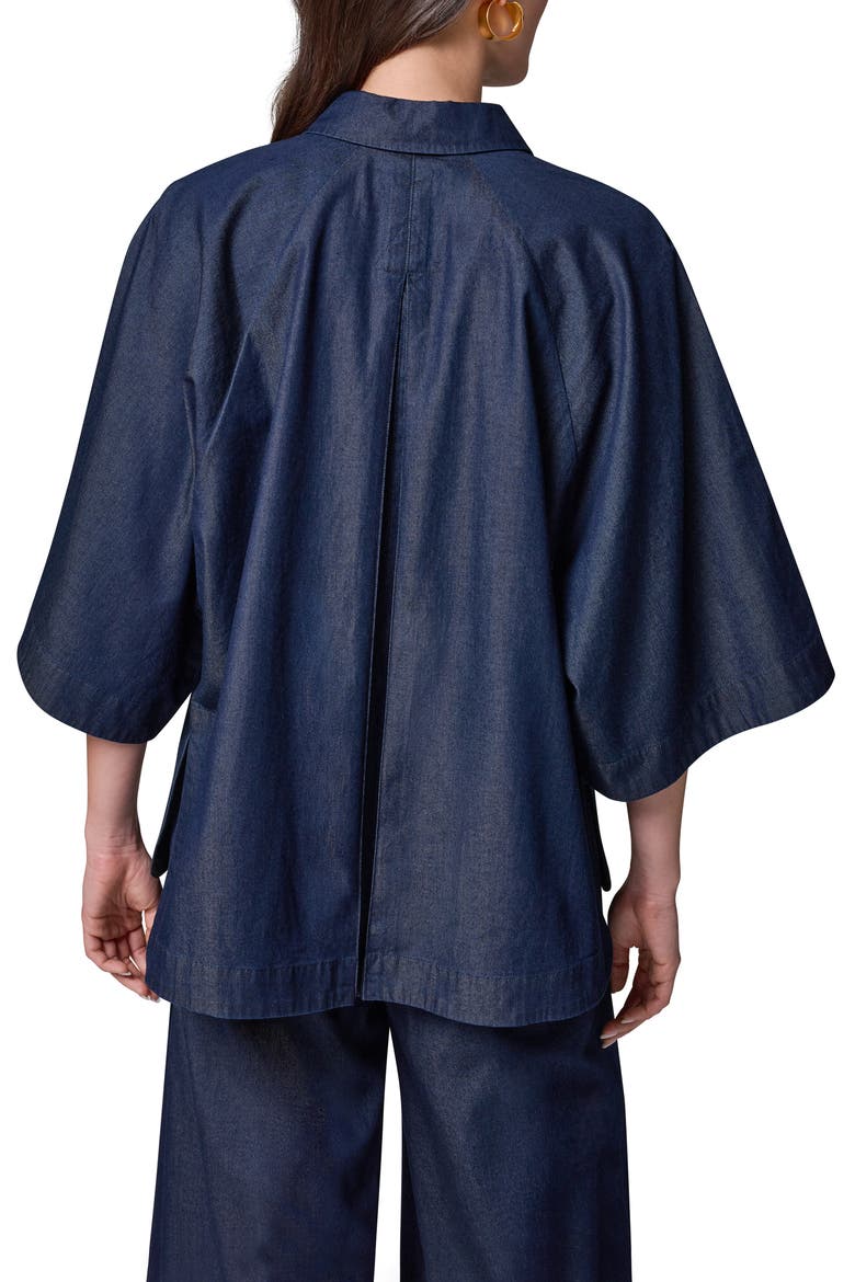 The Bali Dolman Sleeve Denim Shirt, Alternate, color, DUTCHESS