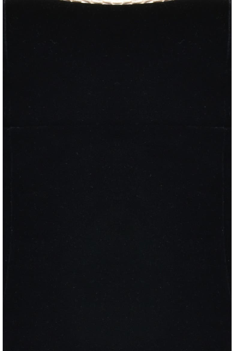 Noa Puff Shoulder Velvet Top, Alternate, color, BLACK