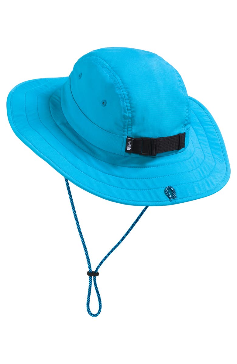 The North Face Kids' Class V Brimmer Sun Hat, Alternate, color, Meridian Blue Logo Weather
