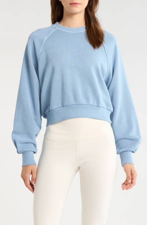 Fade Out Crop Sweatshirt