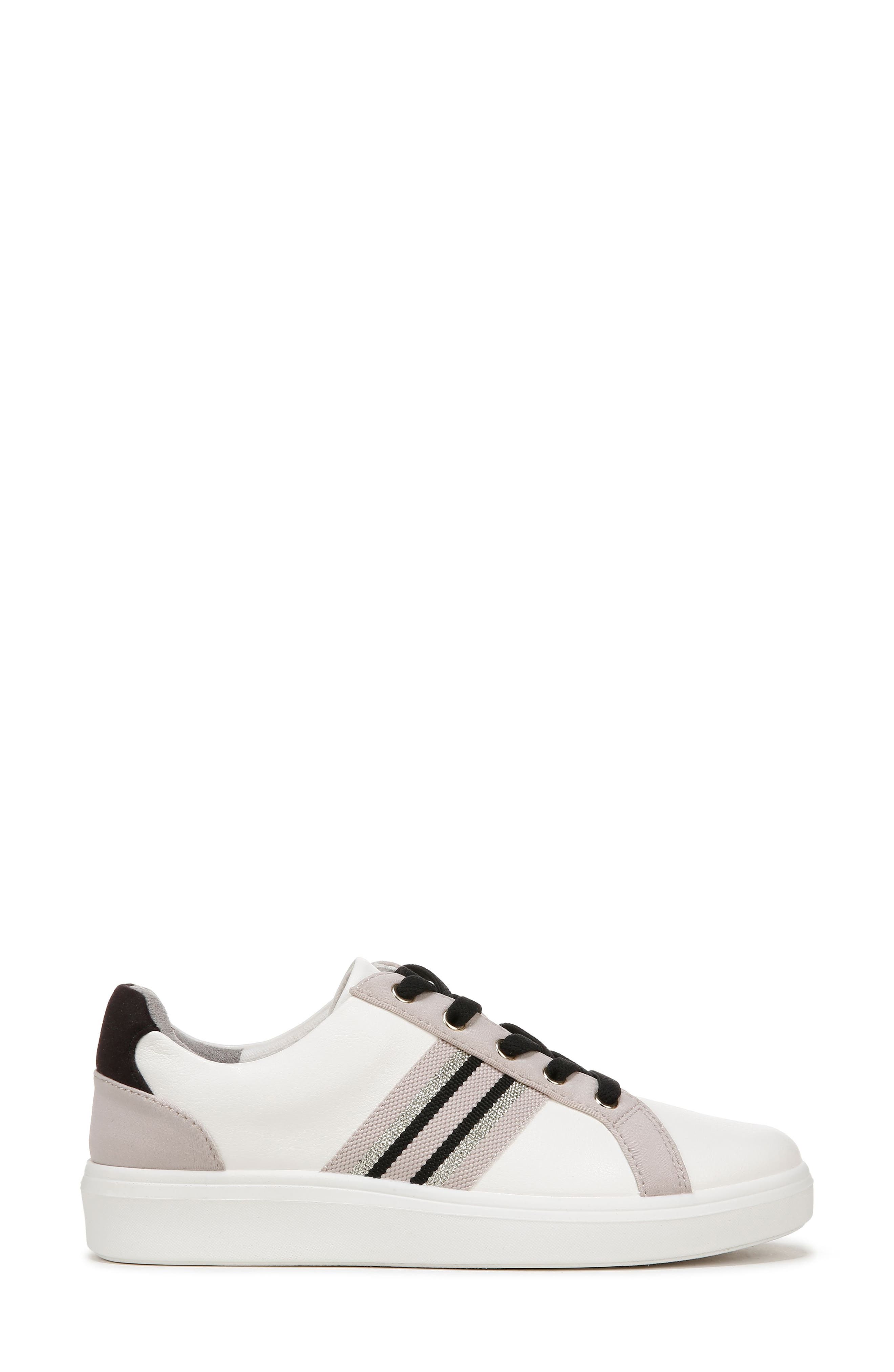 LifeStride Happy Friday Sneaker, Alternate, color, White/Black