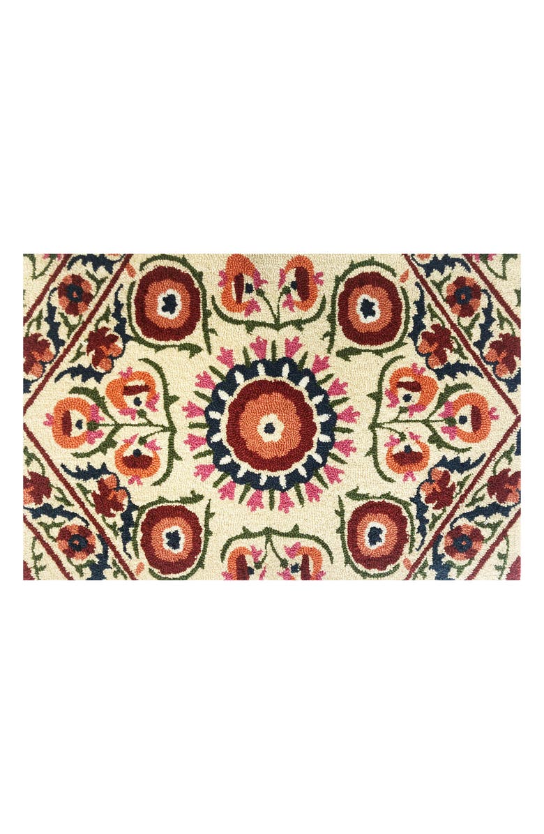 R16 HOME Karina Cream Doormat, Main, color, Cream Multi