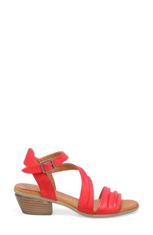 Miz Mooz Kailee Ankle Strap Sandal In Scarlet