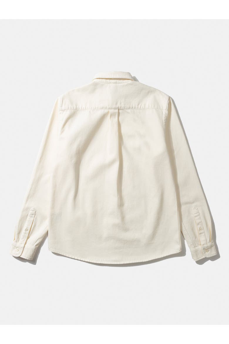 Duck Logo Denim Shirt, Alternate, color, Plain Off White