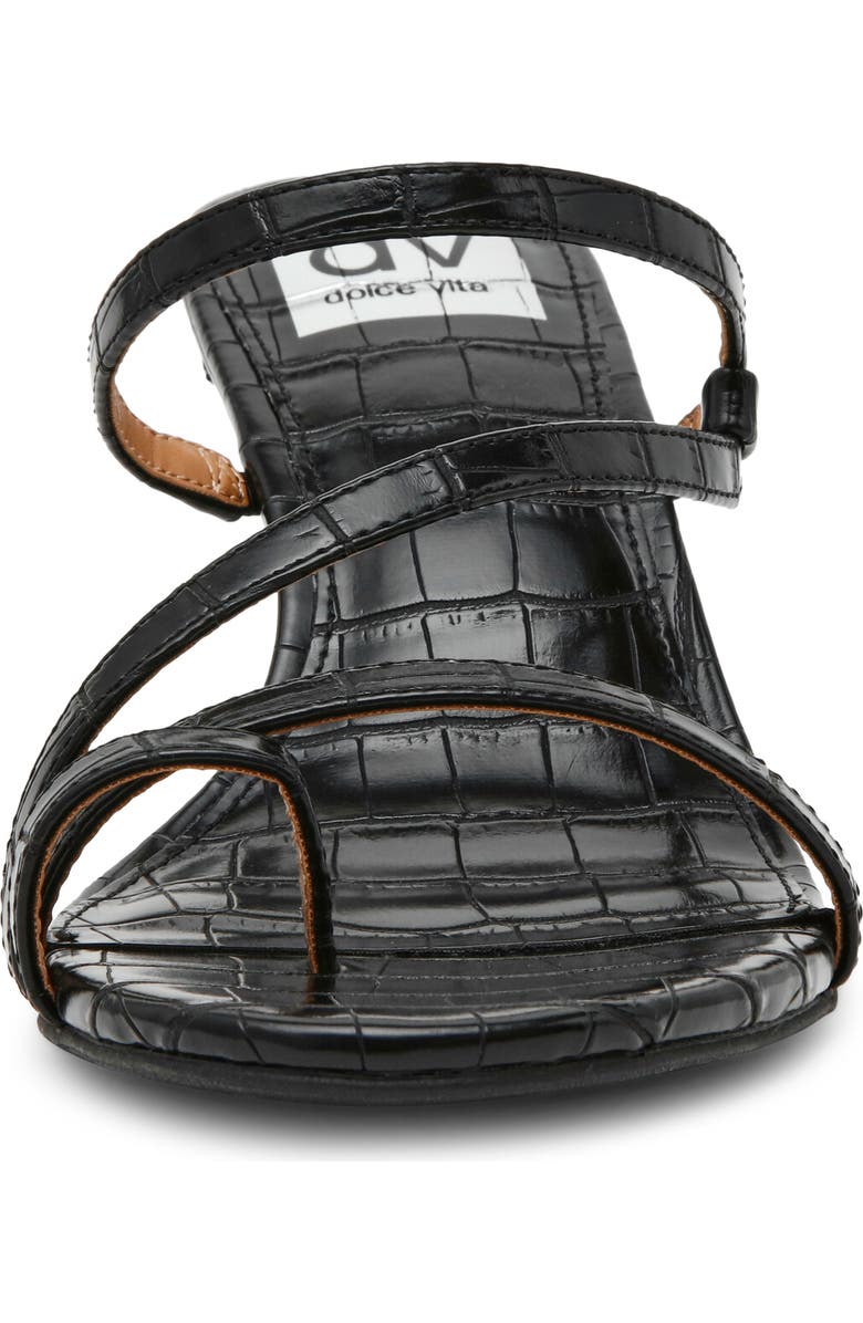 DV by Dolce Vita Carlota Sandal, Alternate, color, Black Exotic