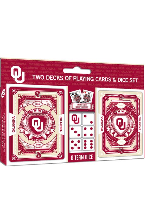 Oklahoma Sooners Playing Cards & Dice