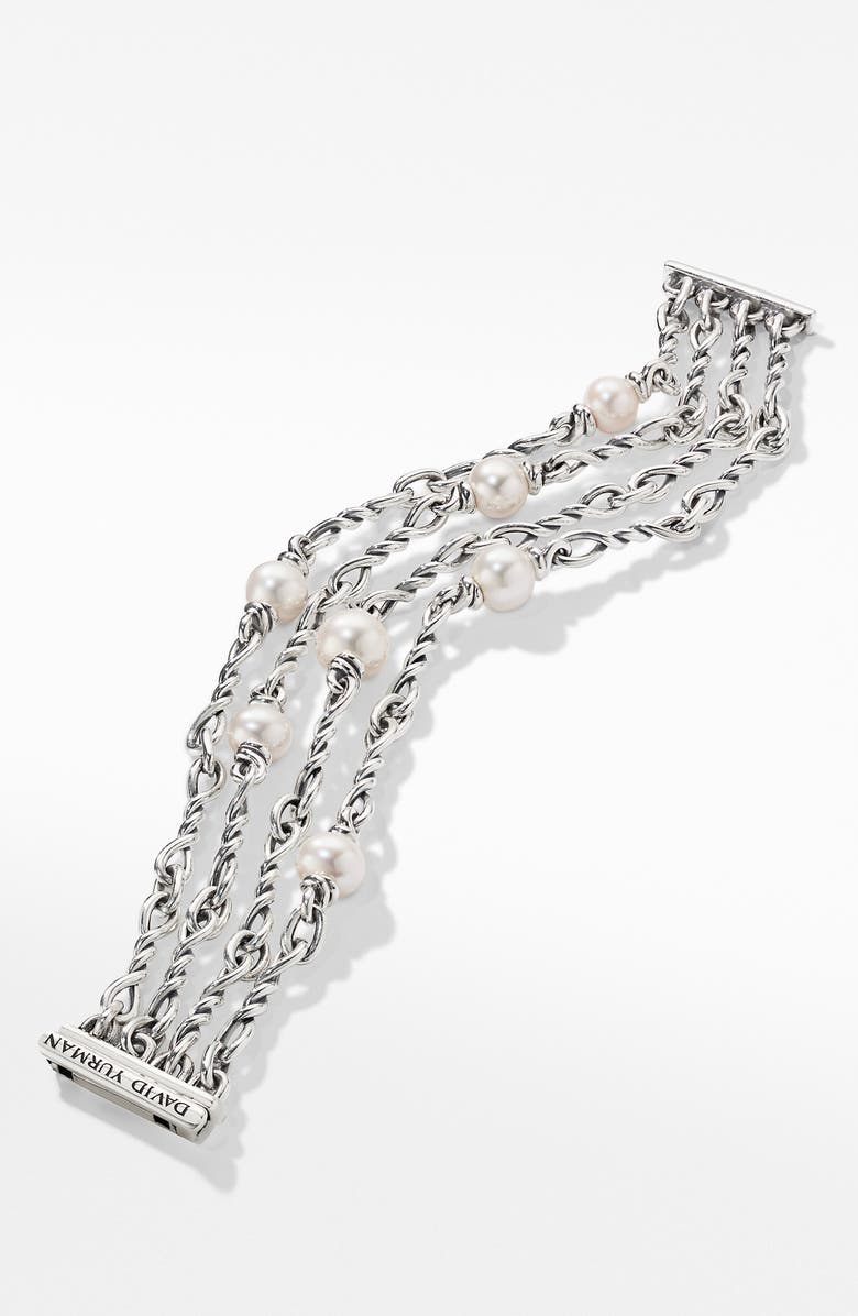 David Yurman Continuance<sup>®</sup> Pearl Chain Bracelet, Alternate, color, 