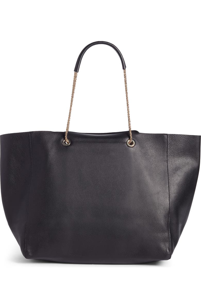 Sézane Gaby Leather Tote, Alternate, color,