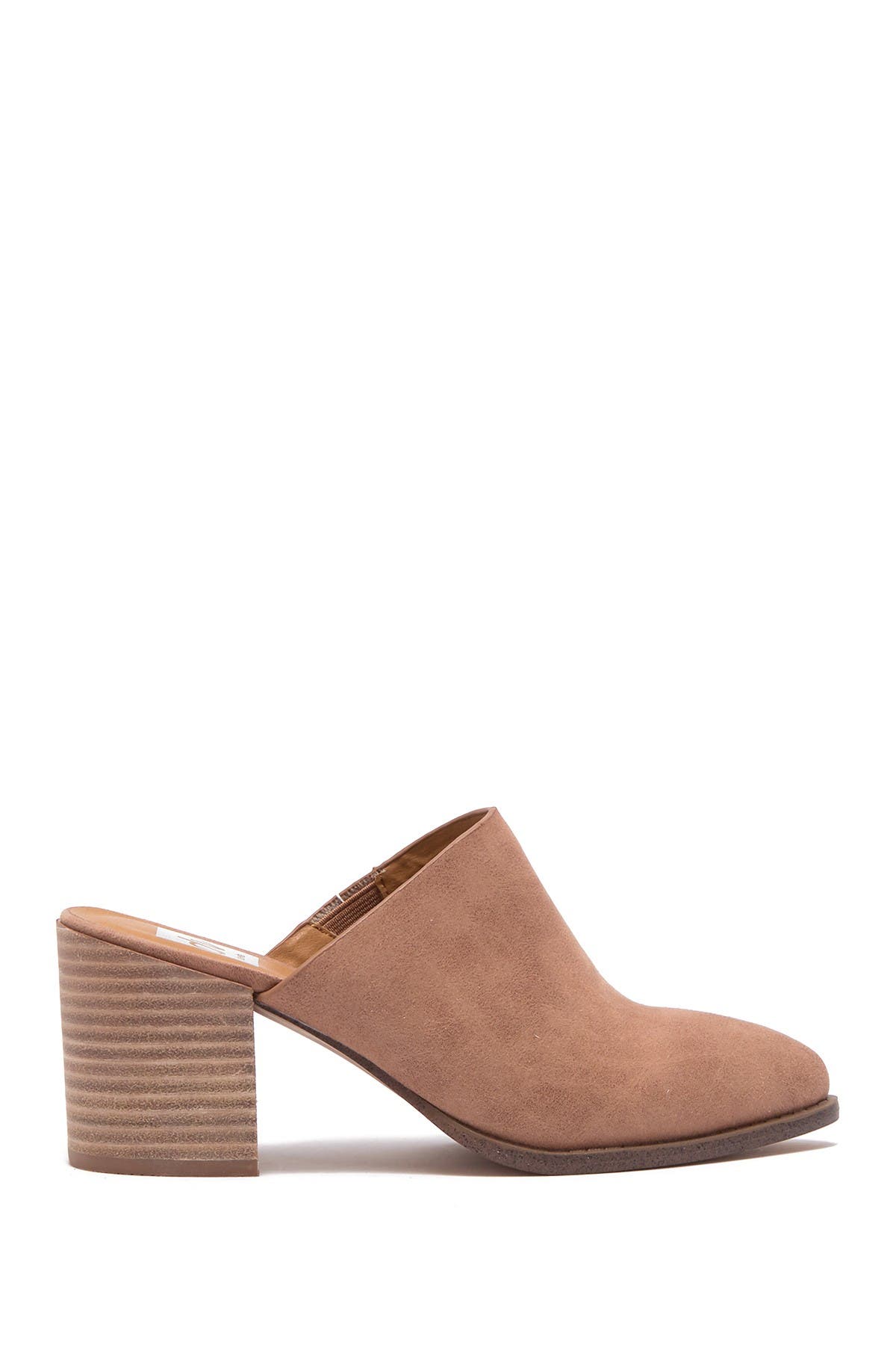 Tendle Block Heel Mule, Alternate, color, NUDE SUEDE