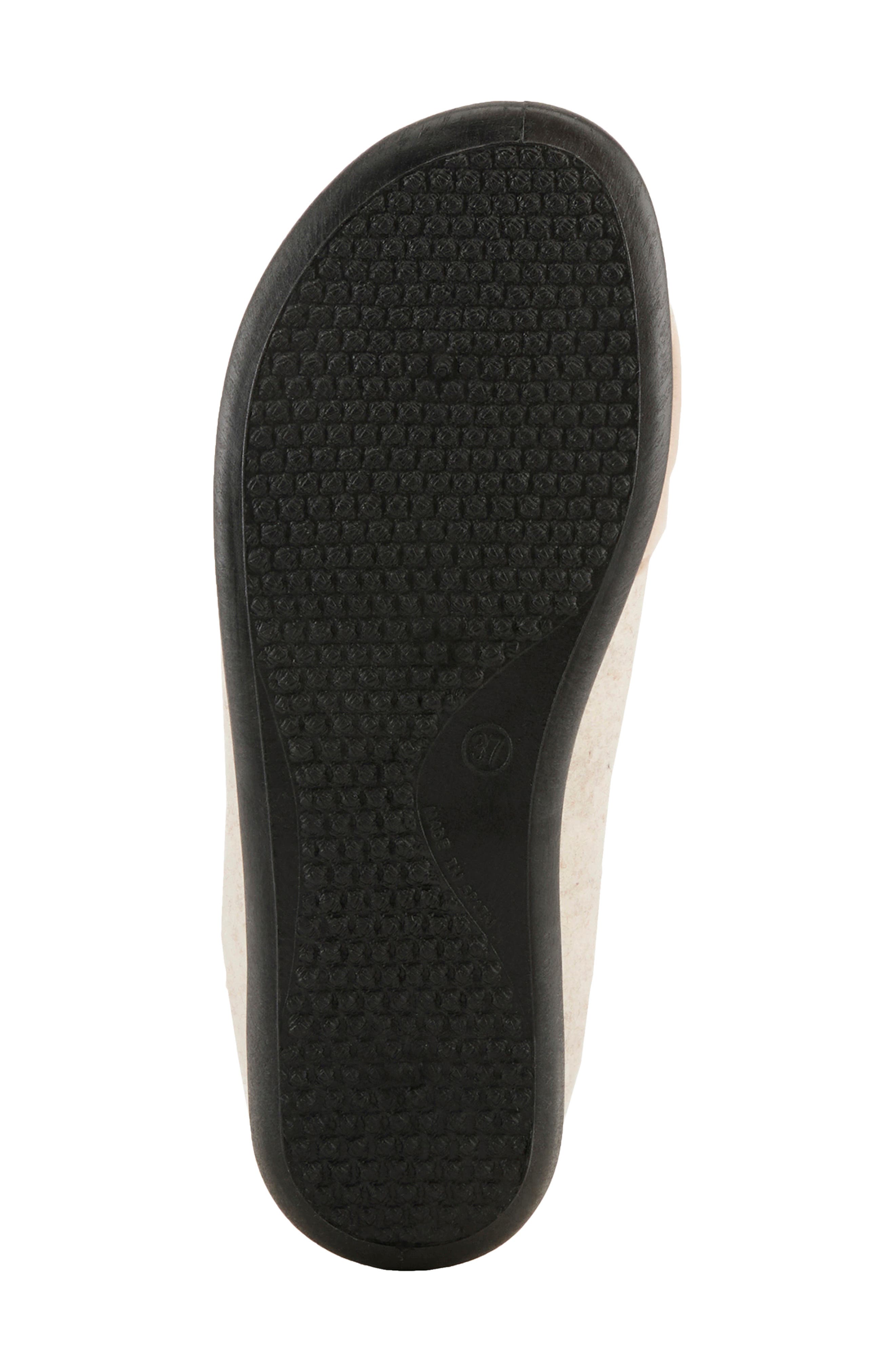 Flexus by Spring Step Cat's Eye Wool Scuff Slipper, Alternate, color, Beige