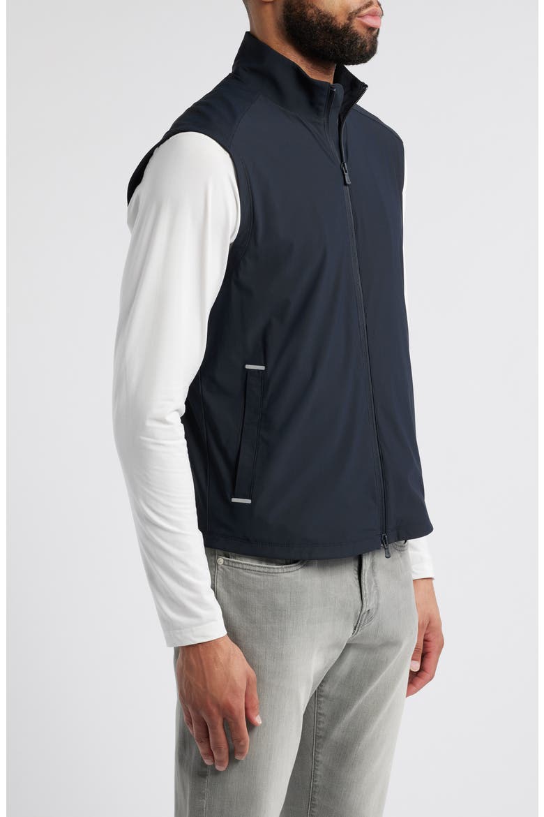 Zimmer Stretch Nylon Vest, Alternate, color, BLACK