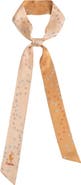 Lost Pattern "Neon Tiger" Silk Skinny Scarf