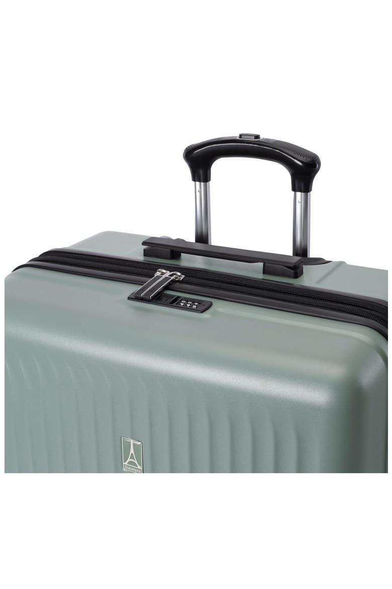FlightPro 28-Inch Expandable Hardside Spinner Suitcase, Alternate, color, BAY GREEN MATTE