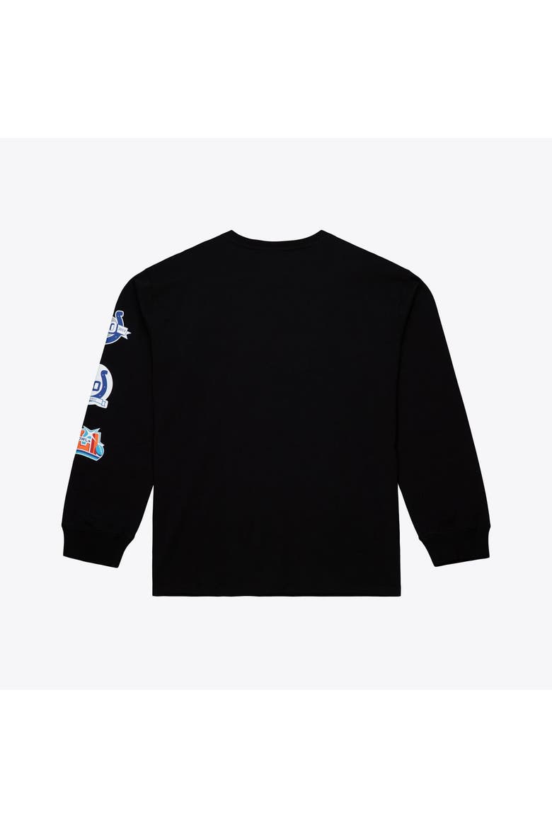 Men's Mitchell & Ness  Black Indianapolis Colts Big & Tall Training Camp Long Sleeve T-Shirt, Alternate, color, Black
