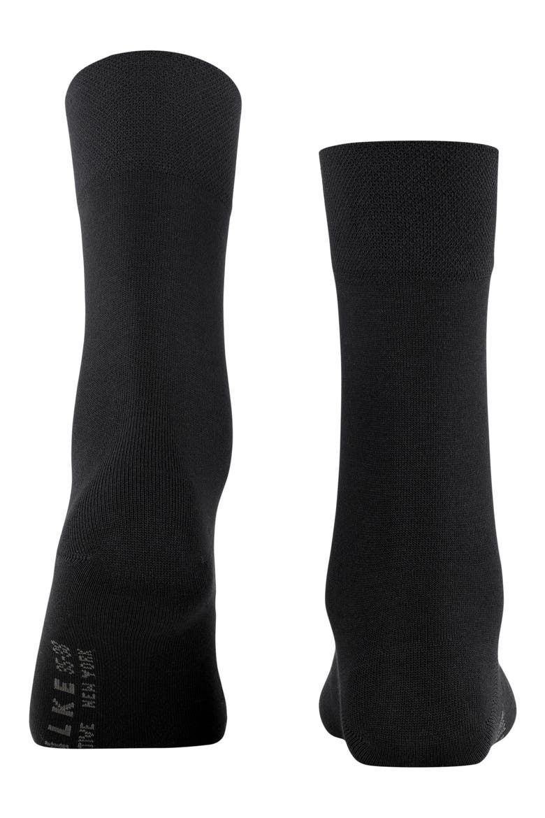 Sensitive New York Crew Socks, Alternate, color, BLACK