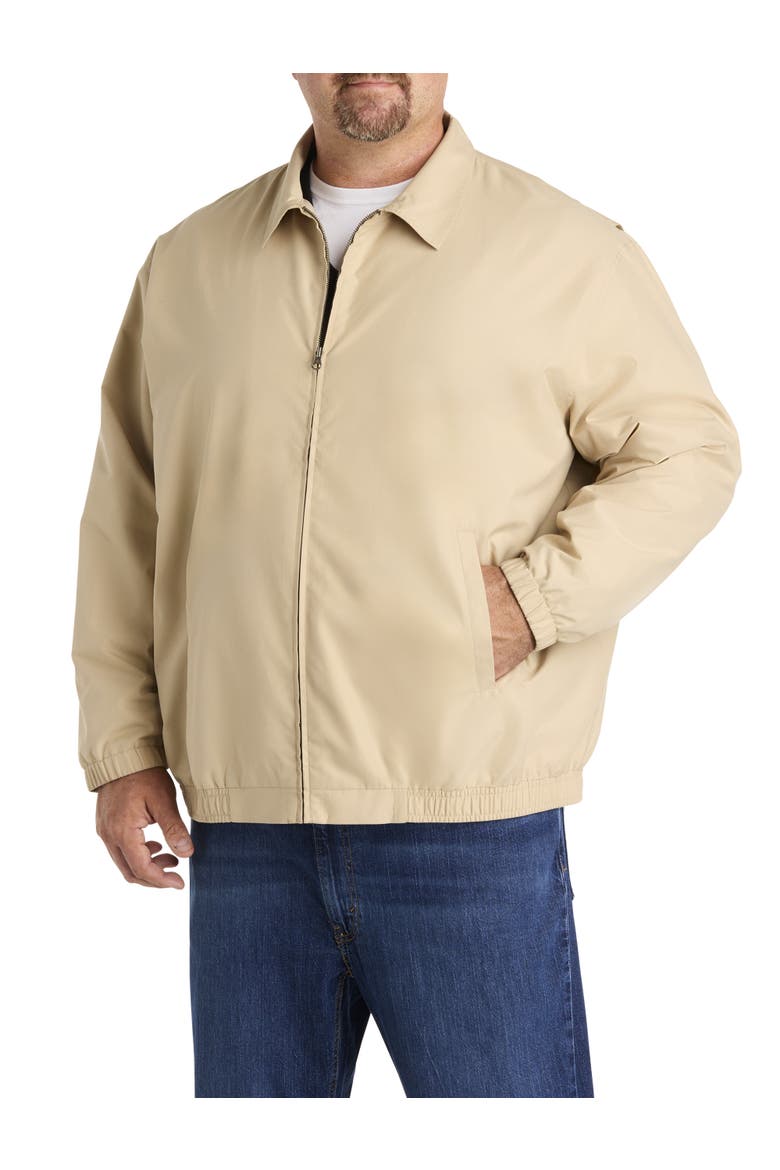 Big & Tall Golf Jacket, Alternate, color, TAN
