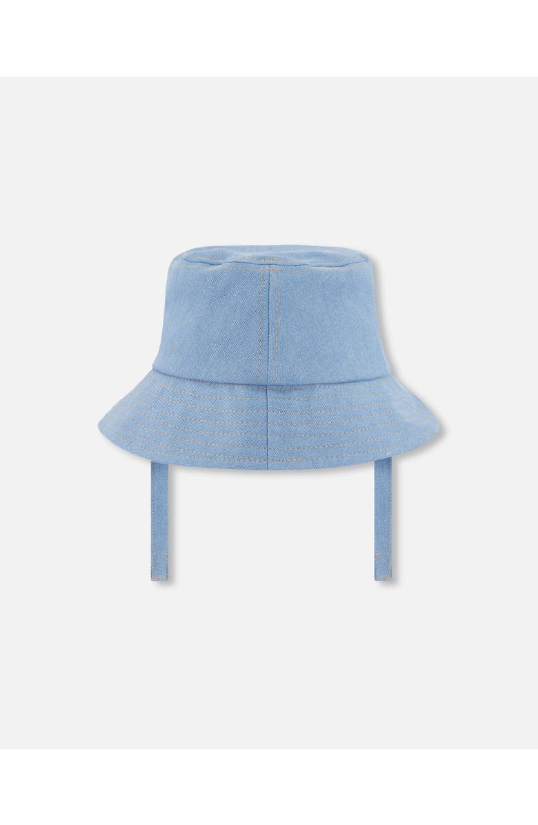 Deux par Deux Baby Boy's Denim Bucket Hat Jeans Blue, Alternate, color, 
