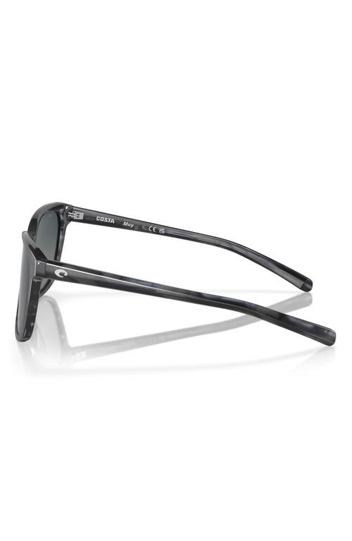 Costa Del Mar May 57mm Gradient Phantos Sunglasses In Gray