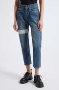 Undercover Lace Detail Straight Leg Jeans