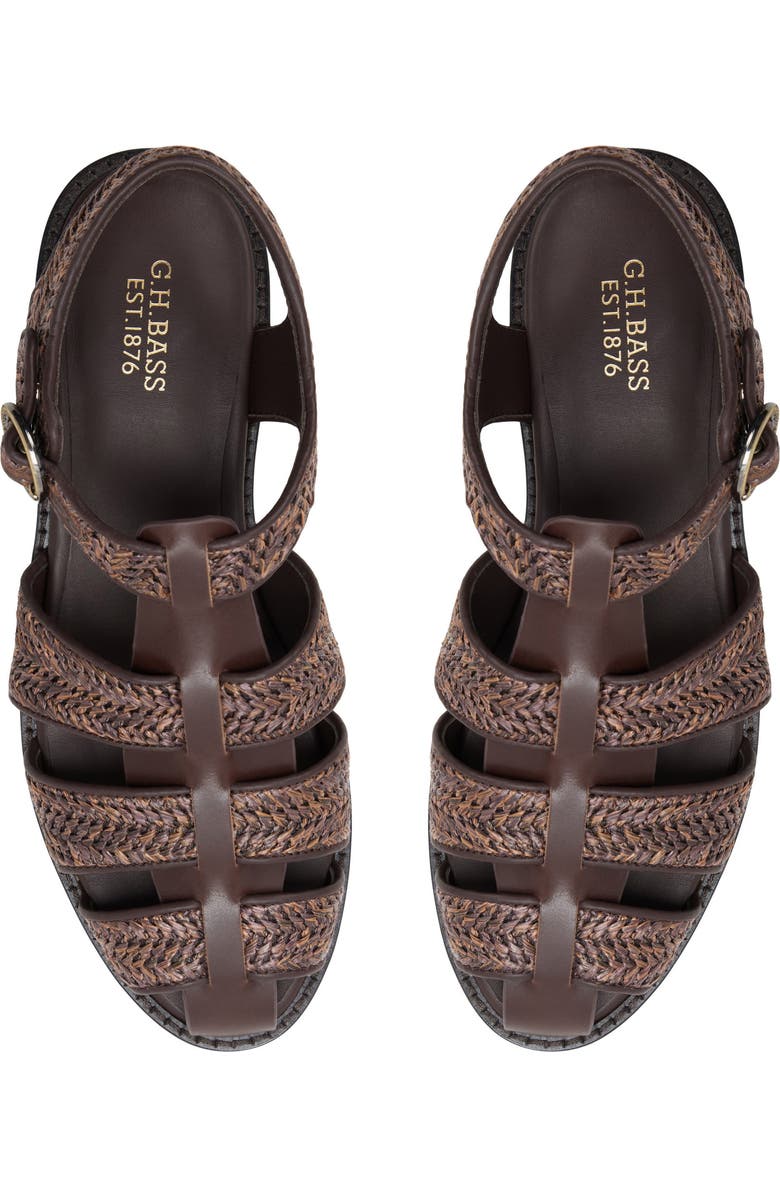 G.H.BASS Fisherman Sandal, Alternate, color, Medium Brown