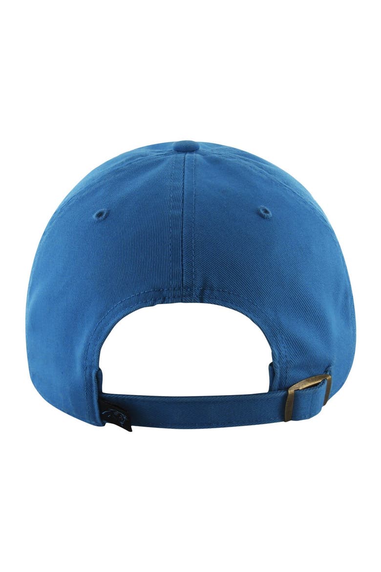 Mens Carolina Panthers '47 Brand Panther Blue Cleanup Adjustable Hat, Alternate, color, Blue
