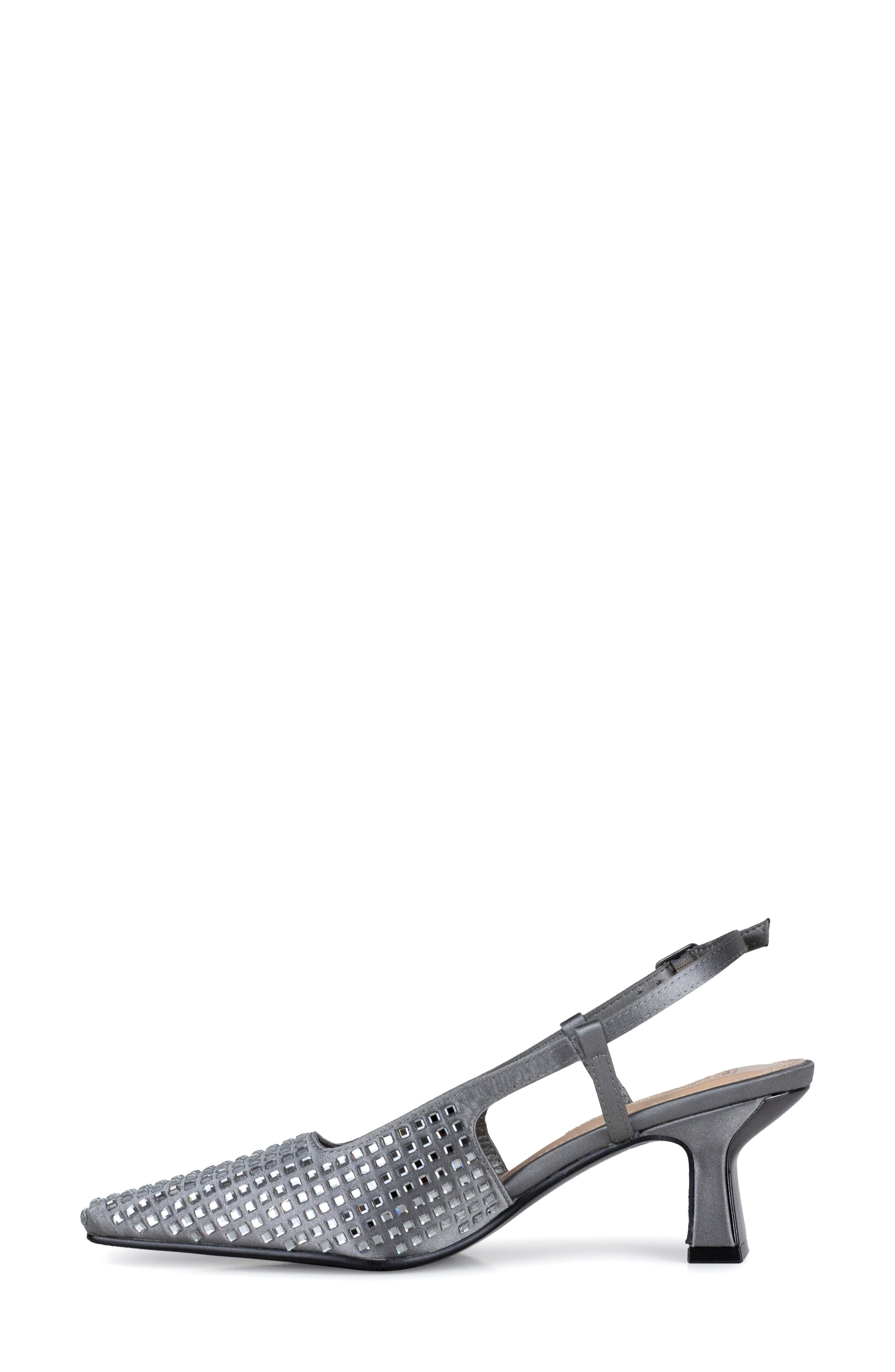 LADY COUTURE Shananr Slingback Pump, Alternate, color, Pewter