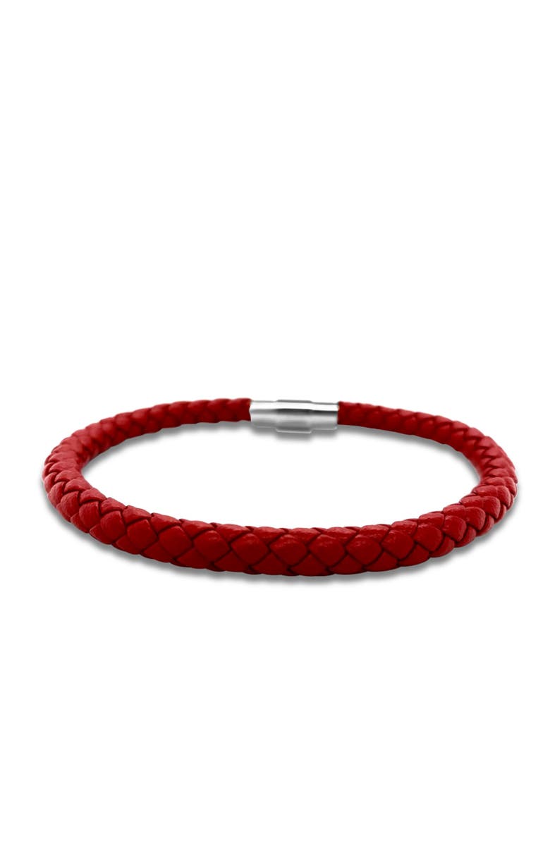 Anna Zuckerman Tendril Braid Men's Cuff, Main, color, Black