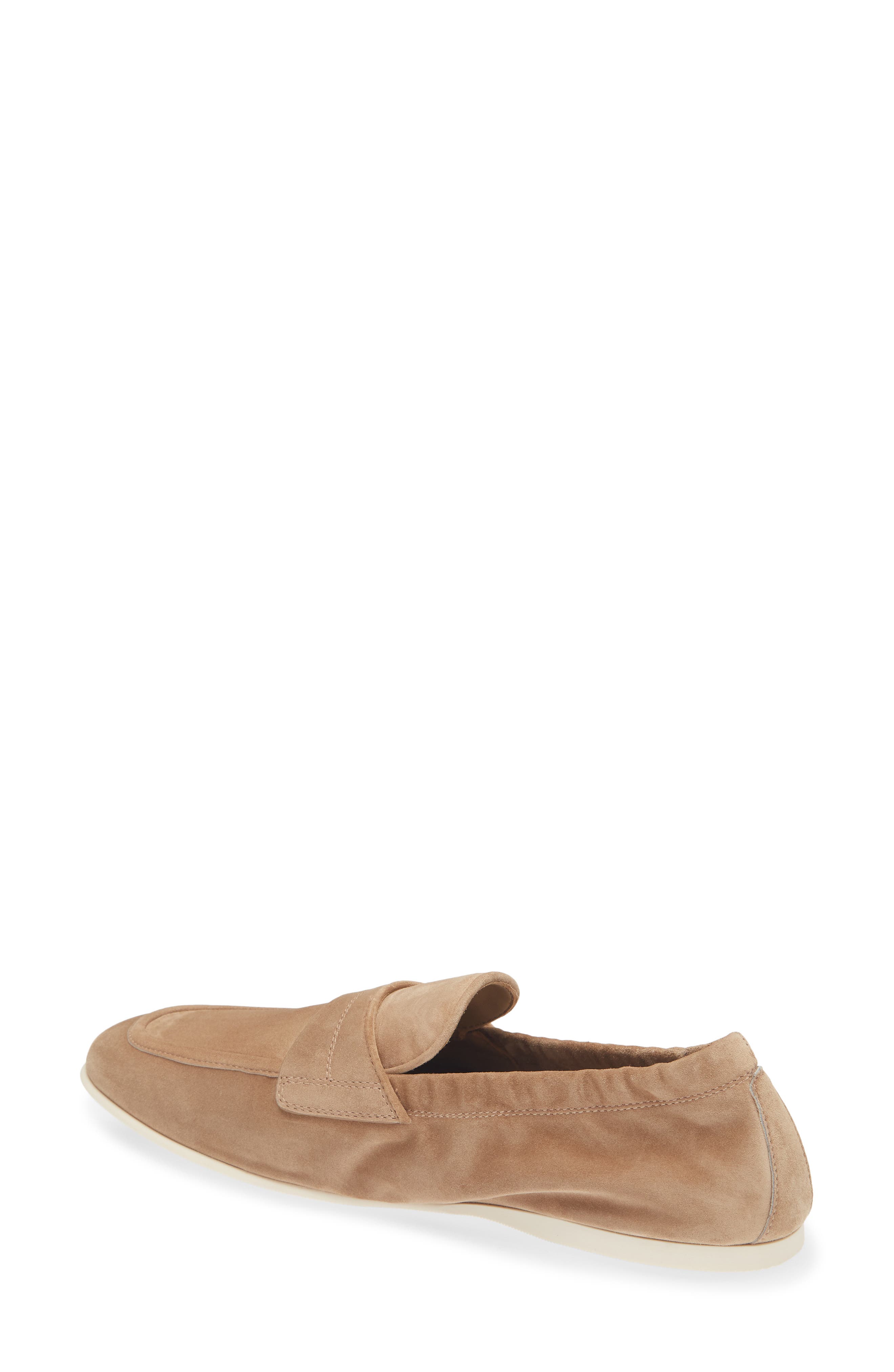 Suede Loafer, Alternate, color, NOCCIOLA