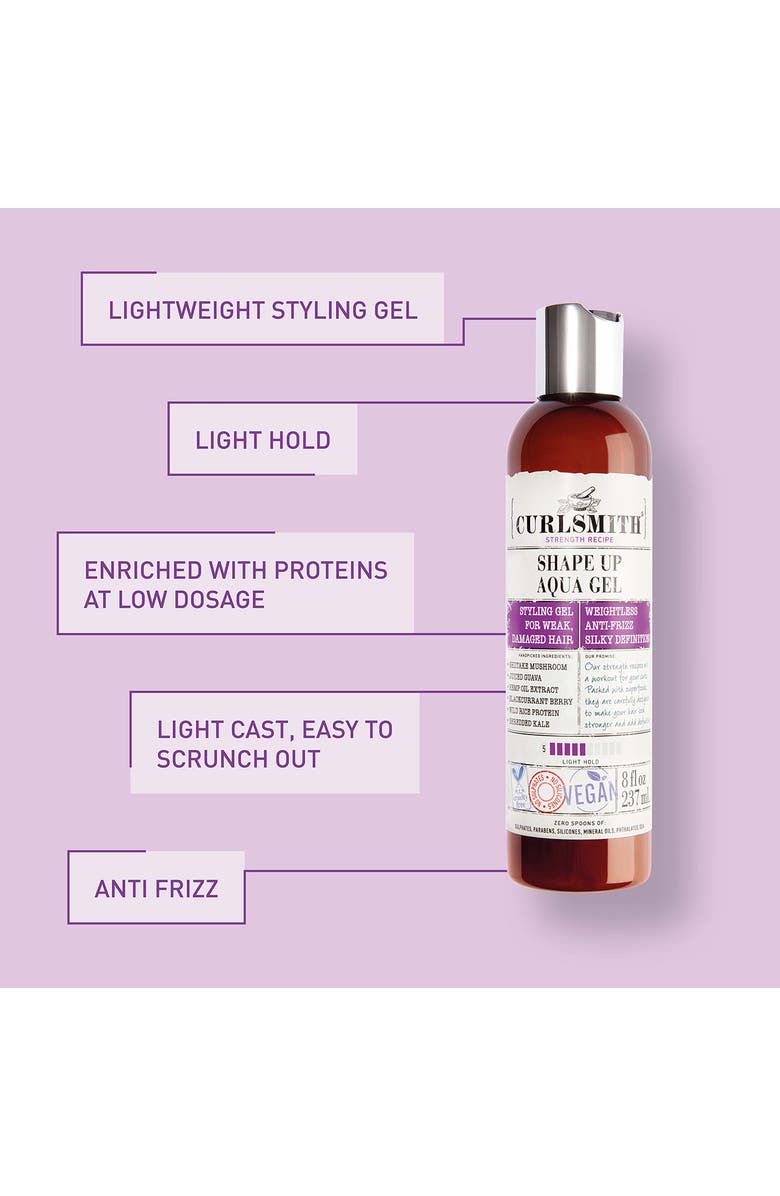 CURLSMITH Shape Up Aqua Hair Gel, Alternate, color, 