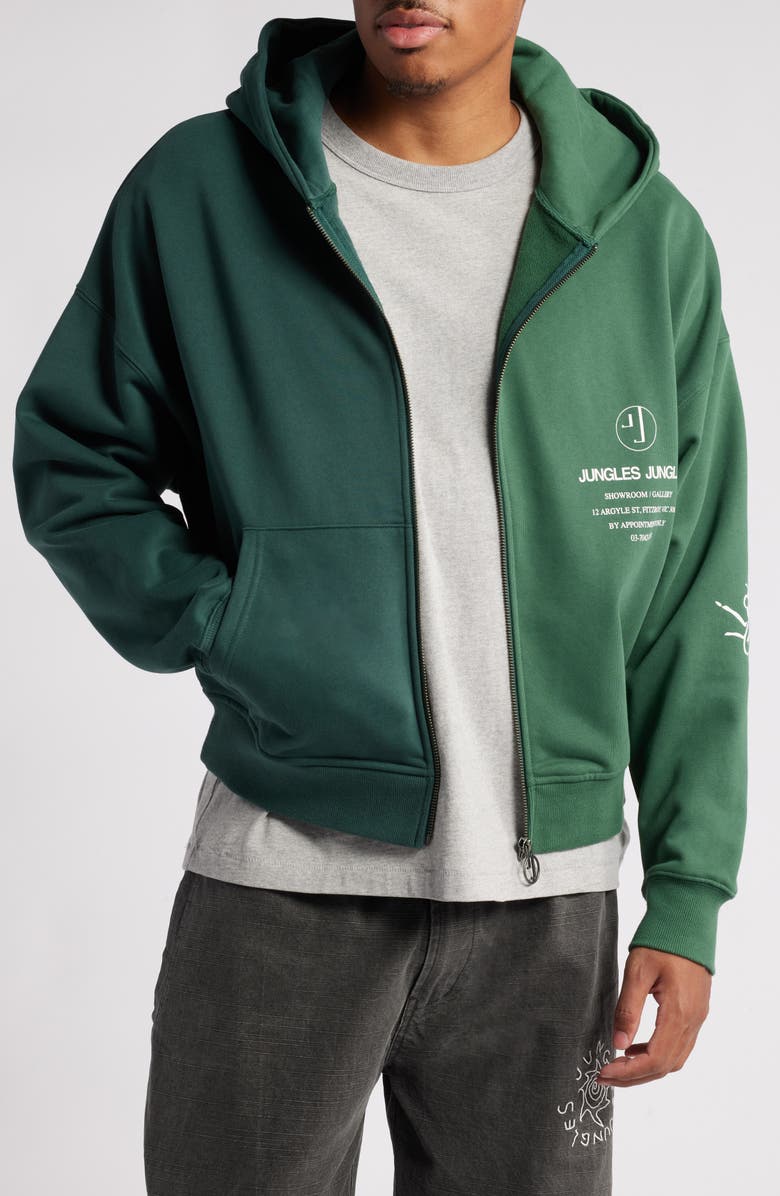 JUNGLES Appointment Only Split Zip Hoodie, Main, color, 