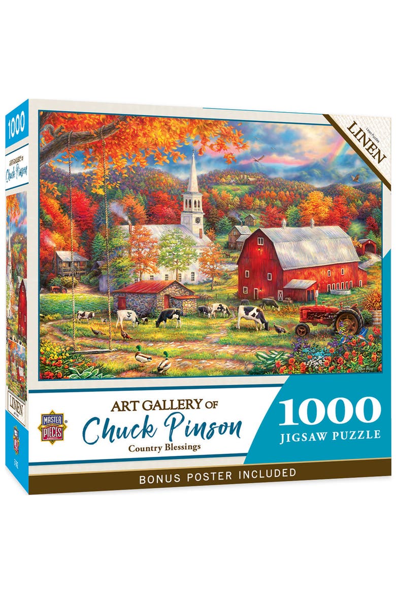 Country Blessings 1000 Piece Puzzle, Main, color, Multicolor